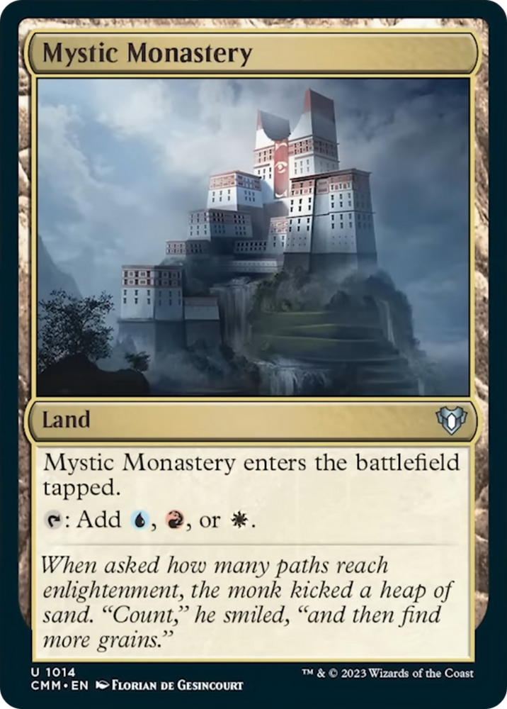 Mystic Monastery [Commander Masters] Magic: The Gathering