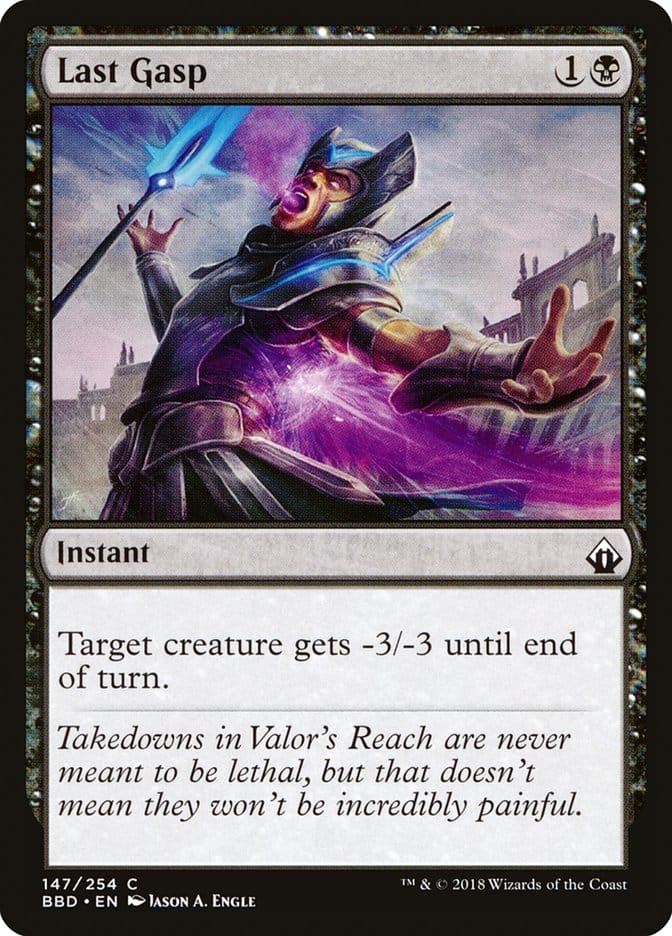 Last Gasp [Battlebond] Magic: The Gathering