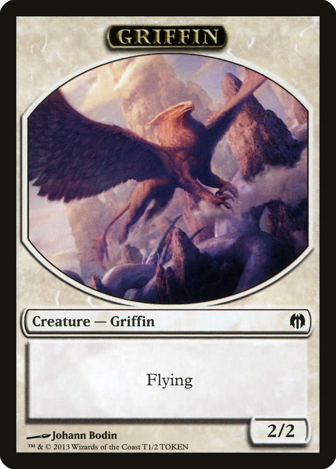 Griffin Token [Duel Decks: Heroes vs. Monsters Tokens] Magic: The Gathering