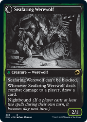 Suspicious Stowaway // Seafaring Werewolf [Innistrad: Double Feature] Magic: The Gathering