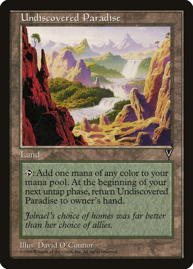 Undiscovered Paradise [Visions] Magic: The Gathering