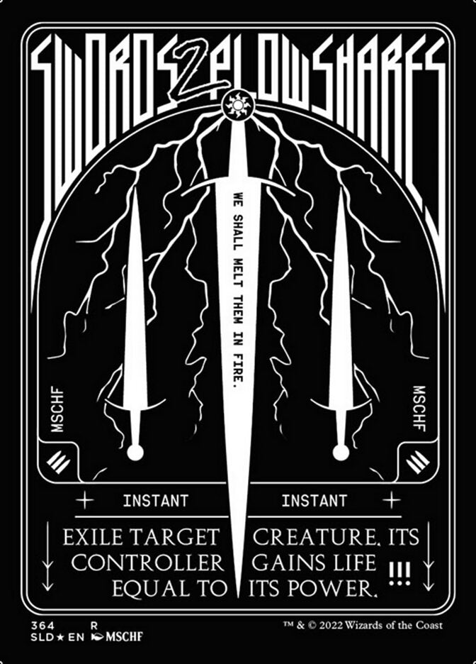 Swords to Plowshares (364) (Foil Etched) [Secret Lair Drop Series] Magic: The Gathering