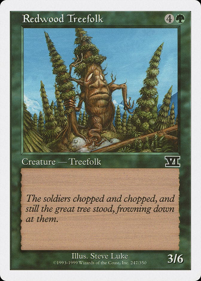 Redwood Treefolk [Classic Sixth Edition] Magic: The Gathering