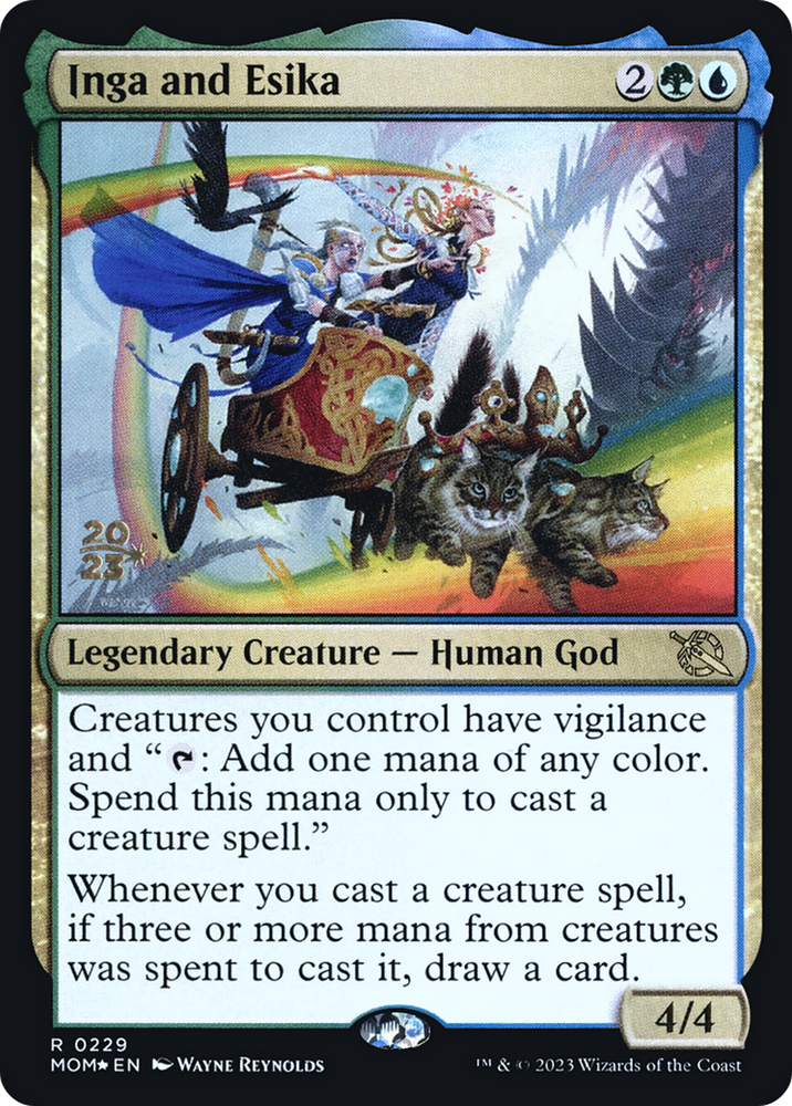Inga and Esika [March of the Machine Prerelease Promos] Magic: The Gathering