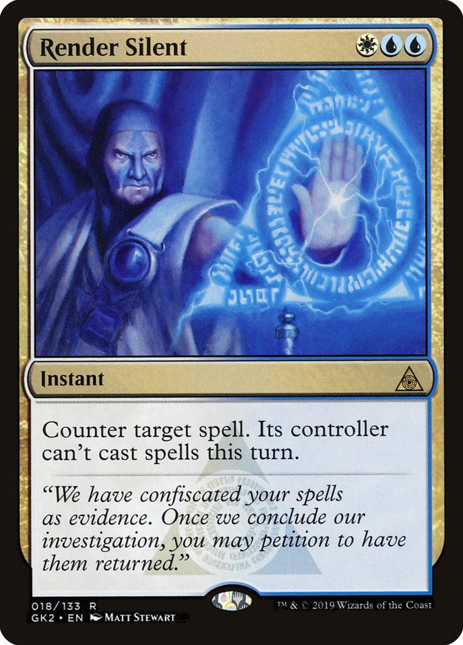 Render Silent [Ravnica Allegiance Guild Kit] Magic: The Gathering