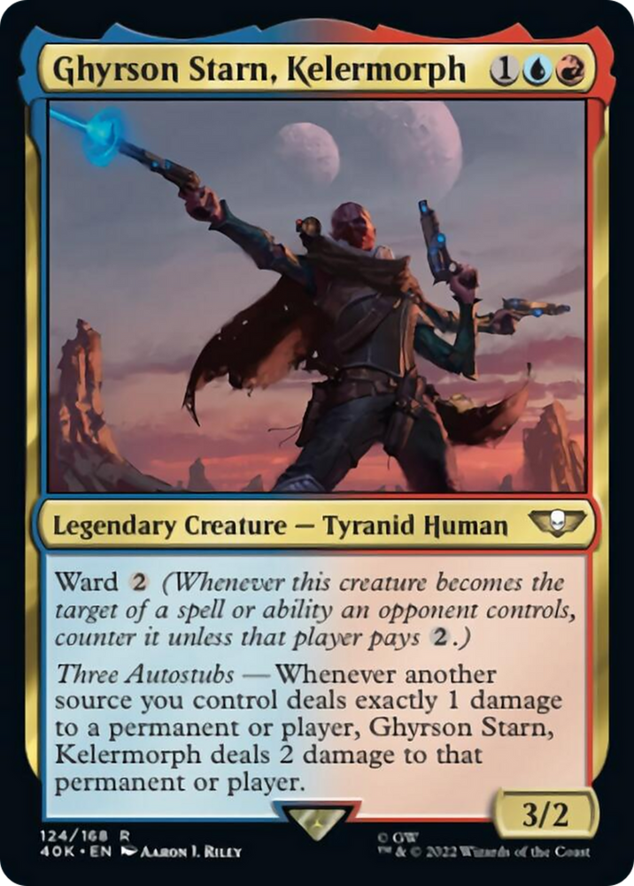 Ghyrson Starn, Kelermorph (Surge Foil) [Warhammer 40,000] Magic: The Gathering