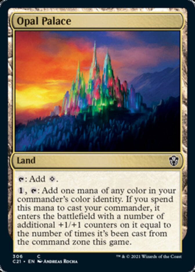 Opal Palace [Commander 2021] Magic: The Gathering