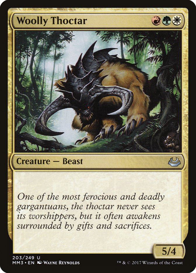 Woolly Thoctar [Modern Masters 2017] Magic: The Gathering