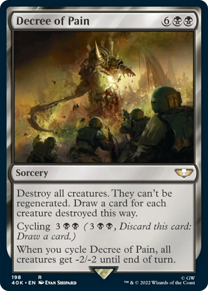 Decree of Pain [Warhammer 40,000] Magic: The Gathering