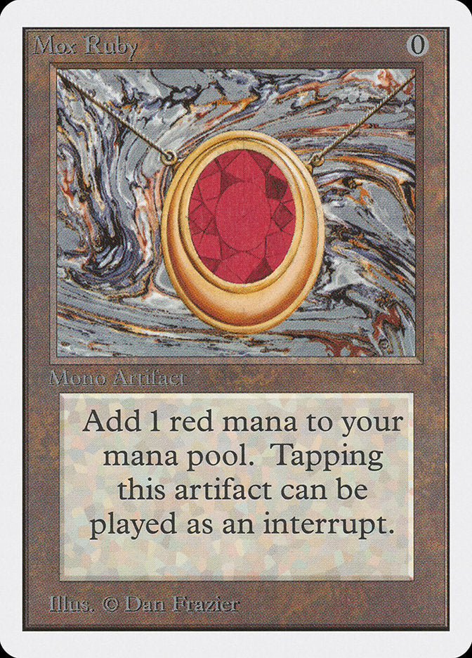Mox Ruby [Unlimited Edition] Magic: The Gathering