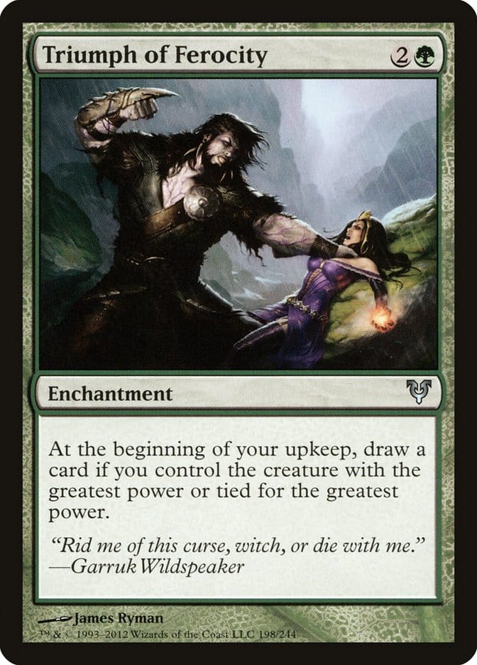 Triumph of Ferocity [Avacyn Restored] Magic: The Gathering