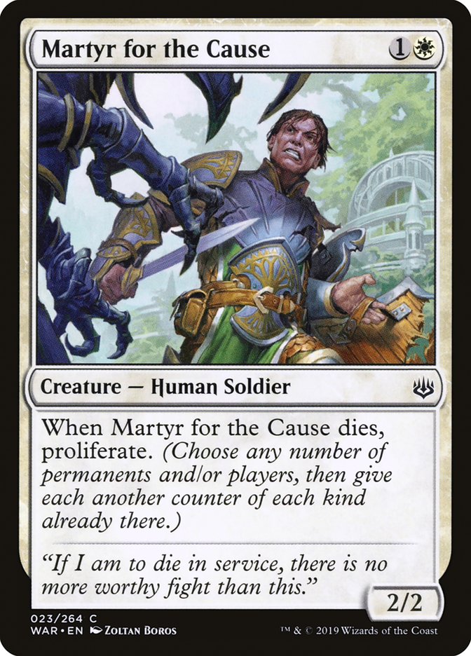 Martyr for the Cause [War of the Spark] Magic: The Gathering