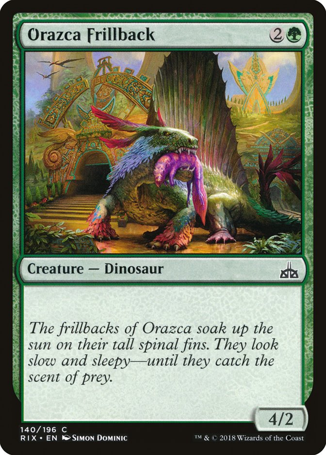 Orazca Frillback [Rivals of Ixalan] Magic: The Gathering