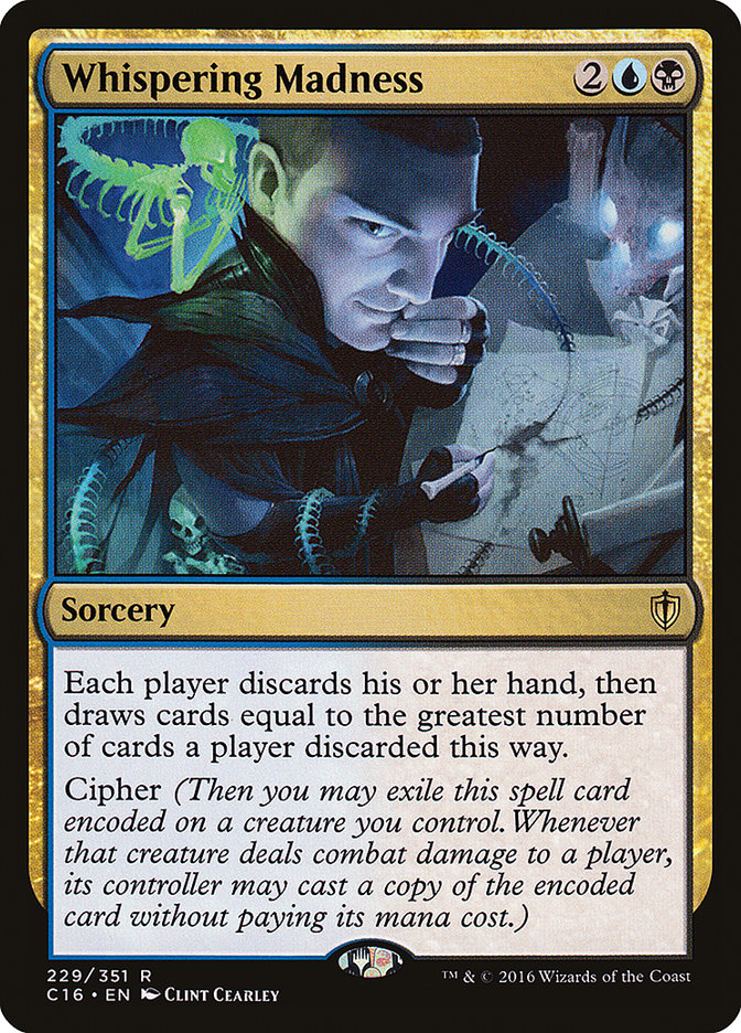 Whispering Madness [Commander 2016] Magic: The Gathering