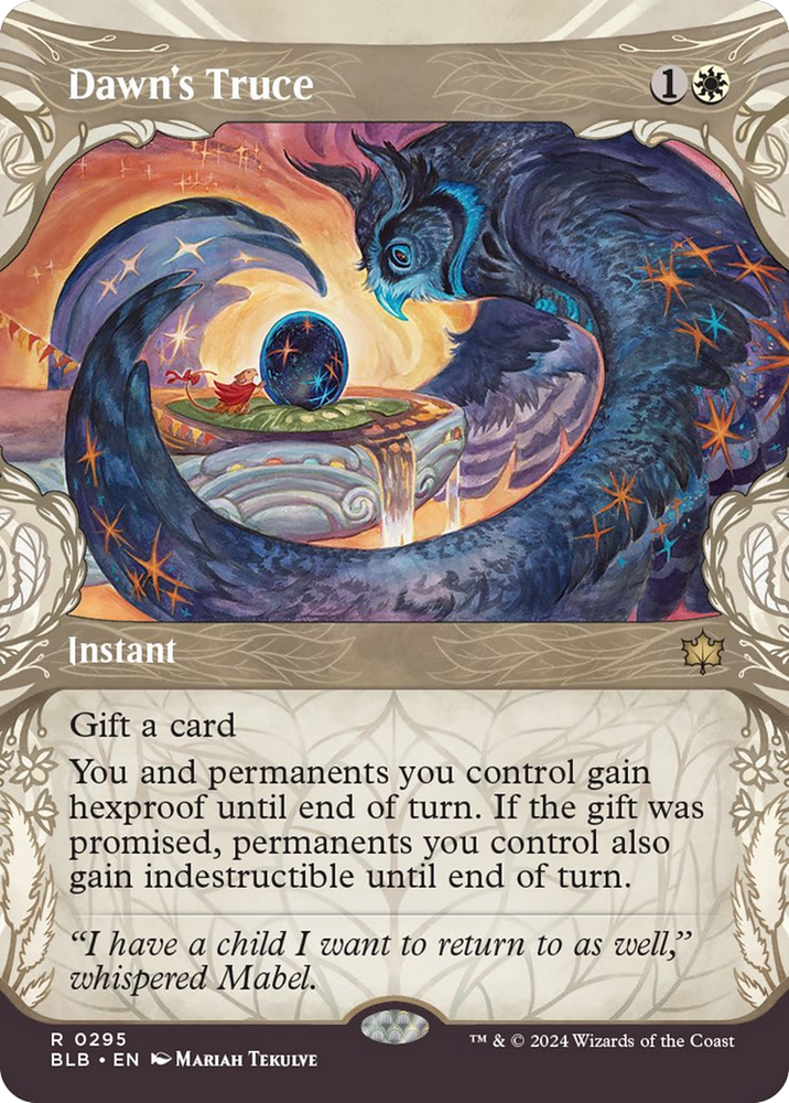 Dawn's Truce (Showcase) [Bloomburrow] Magic: The Gathering