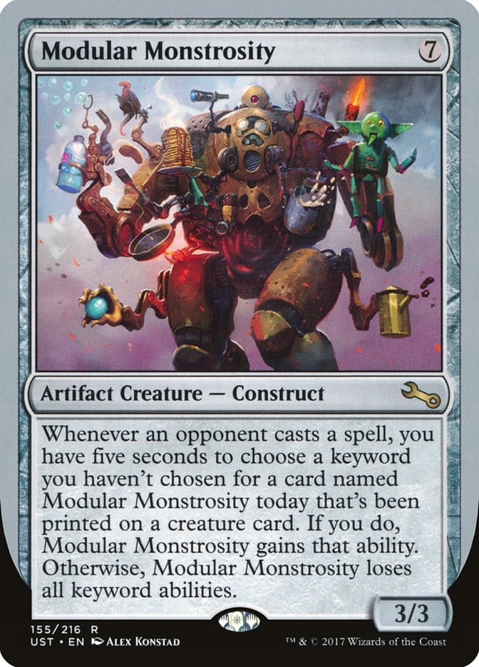 Modular Monstrosity [Unstable] Magic: The Gathering