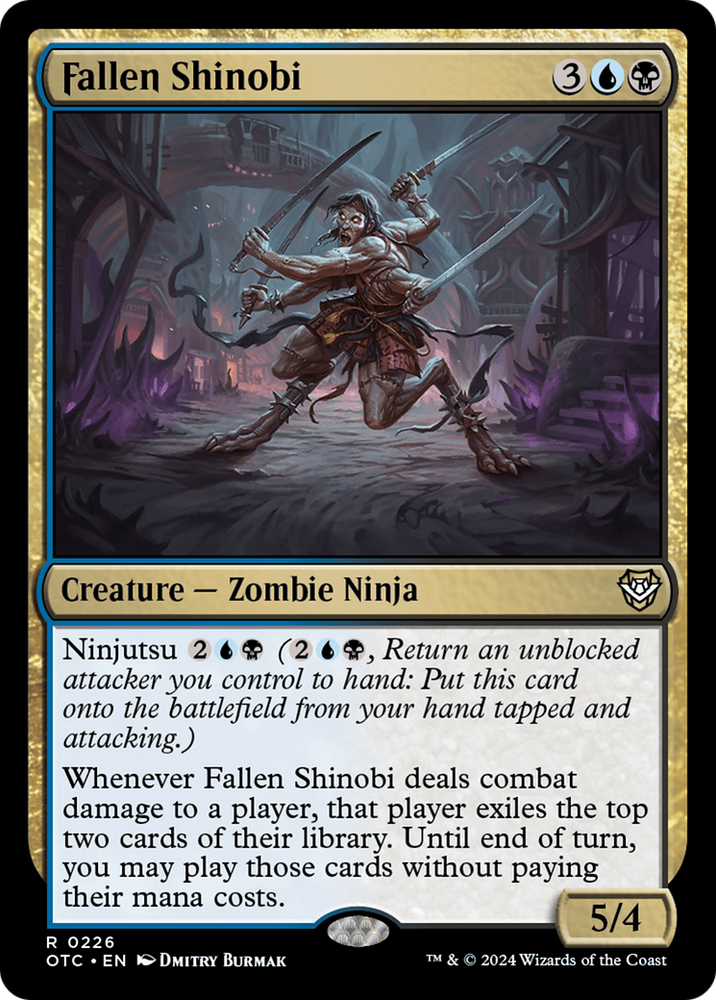 Fallen Shinobi [Outlaws of Thunder Junction Commander] Magic: The Gathering