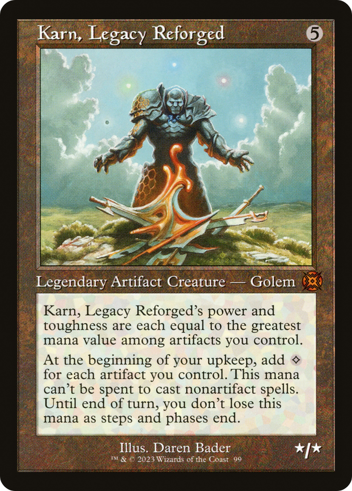 Karn, Legacy Reforged (Retro) [March of the Machine: The Aftermath] Magic: The Gathering