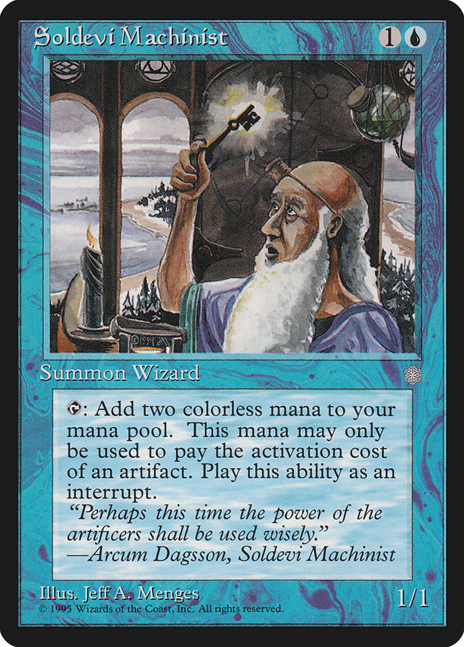 Soldevi Machinist [Ice Age] Magic: The Gathering