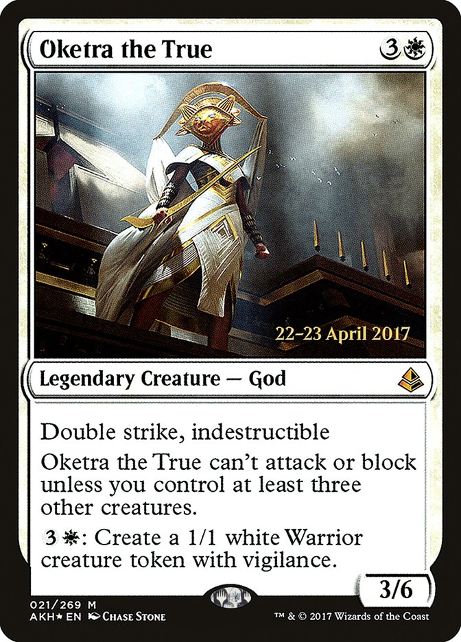 Oketra the True [Amonkhet Prerelease Promos] Magic: The Gathering