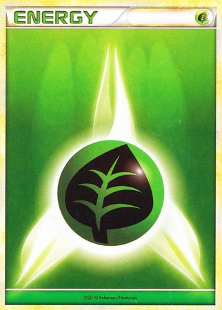 Grass Energy (2010 Unnumbered HGSS Style) [League & Championship Cards] Pokémon