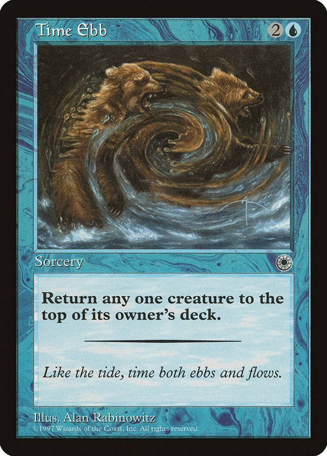 Time Ebb [Portal] Magic: The Gathering