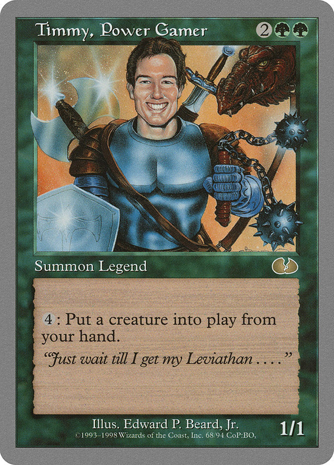 Timmy, Power Gamer [Unglued] Magic: The Gathering