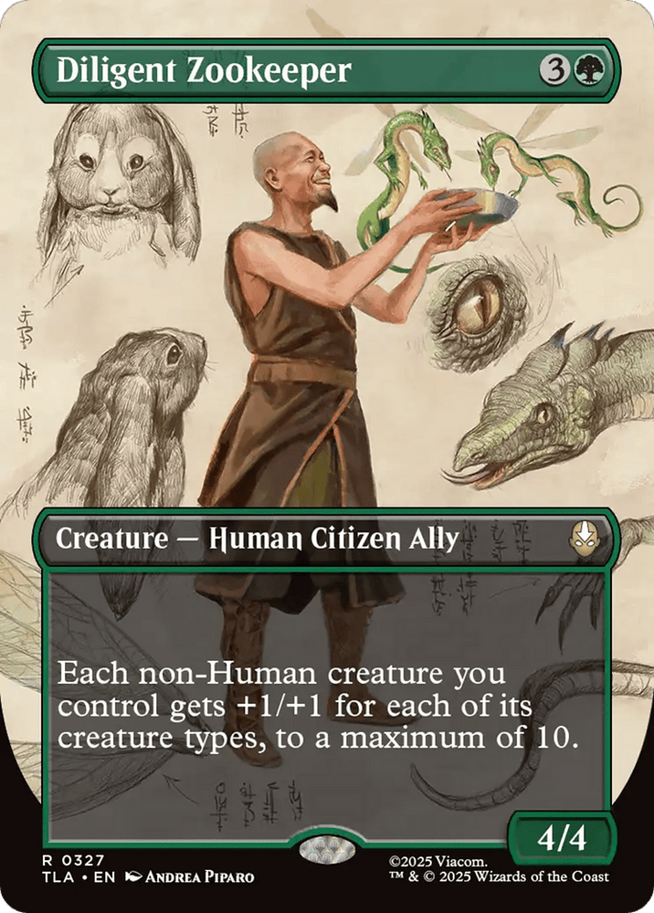 Diligent Zookeeper (Borderless) [Avatar: The Last Airbender]