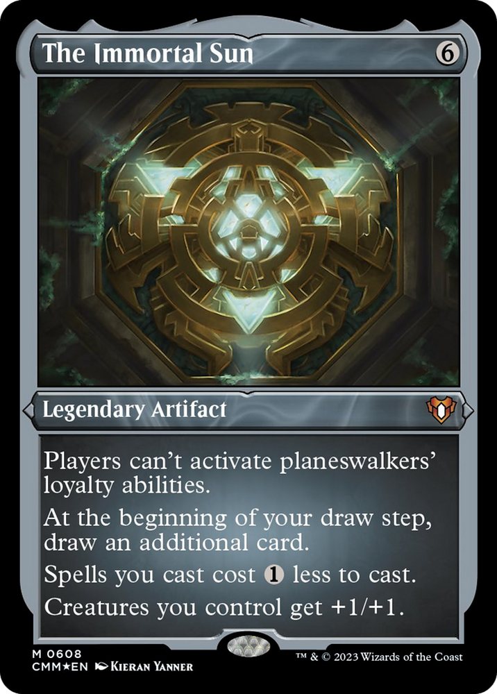 The Immortal Sun (Foil Etched) [Commander Masters] Magic: The Gathering