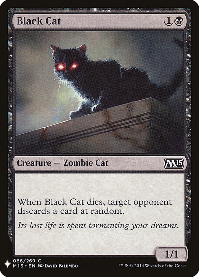 Black Cat [Mystery Booster] Magic: The Gathering