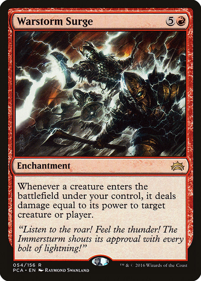 Warstorm Surge [Planechase Anthology] Magic: The Gathering