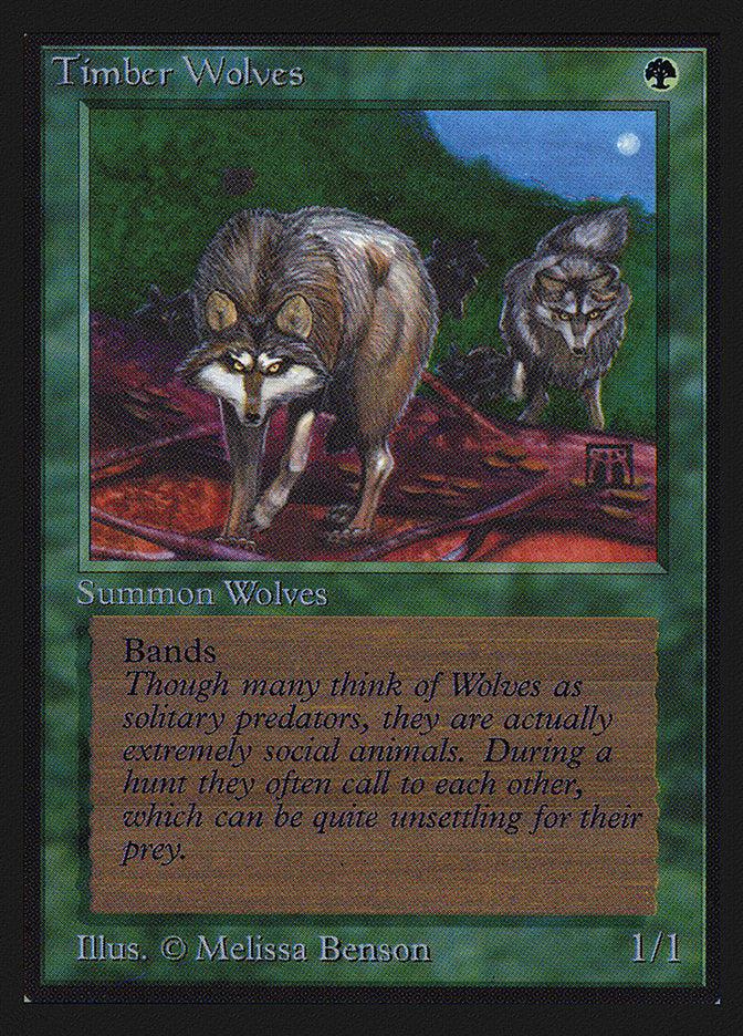 Timber Wolves [Collectors' Edition] Magic: The Gathering