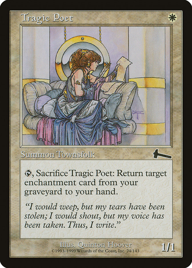 Tragic Poet [Urza's Legacy] Magic: The Gathering