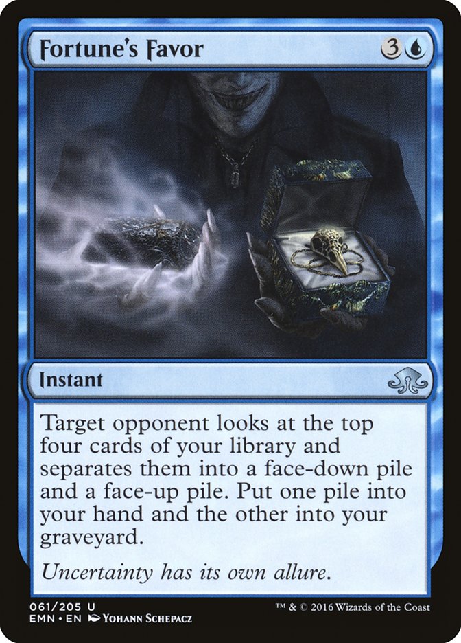 Fortune's Favor [Eldritch Moon] Magic: The Gathering