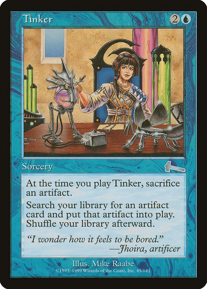 Tinker [Urza's Legacy] Magic: The Gathering