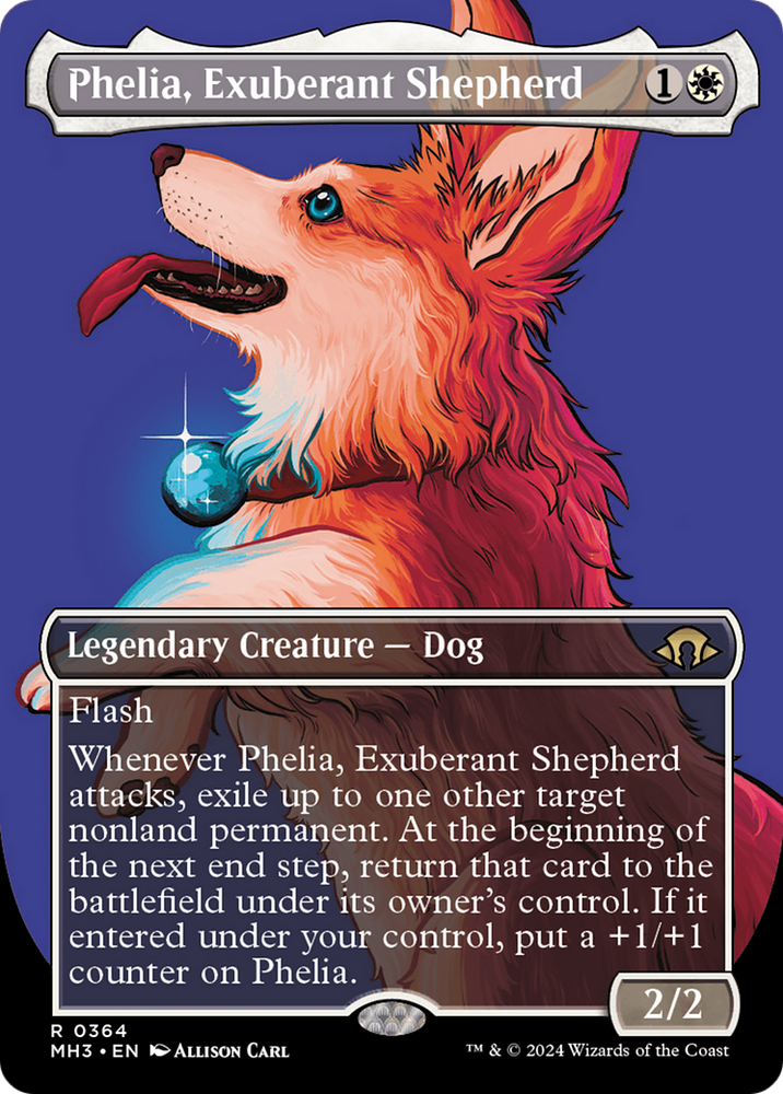 Phelia, Exuberant Shepherd (Borderless) [Modern Horizons 3] Magic: The Gathering