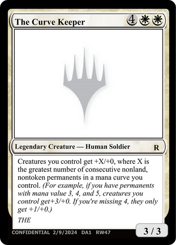 The Curve Keeper [Unknown Event] Magic: The Gathering