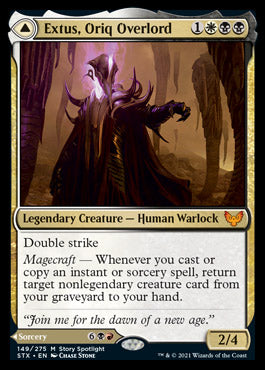Extus, Oriq Overlord // Awaken the Blood Avatar [Strixhaven: School of Mages] Magic: The Gathering