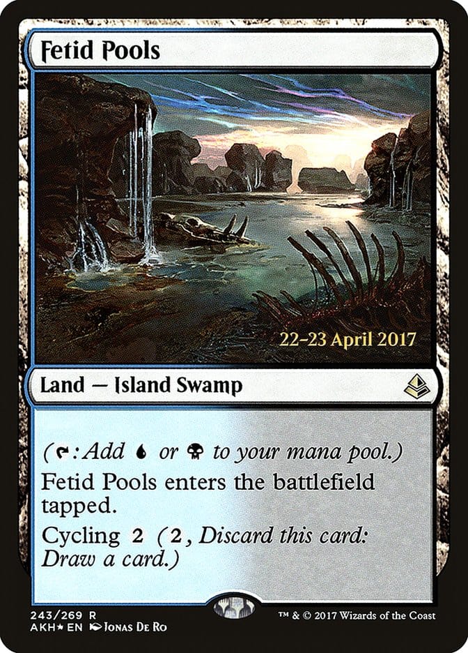 Fetid Pools [Amonkhet Prerelease Promos] Magic: The Gathering