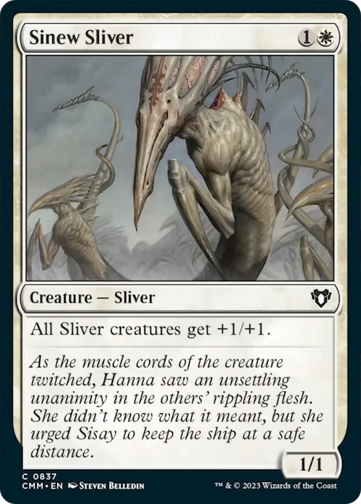 Sinew Sliver [Commander Masters] Magic: The Gathering