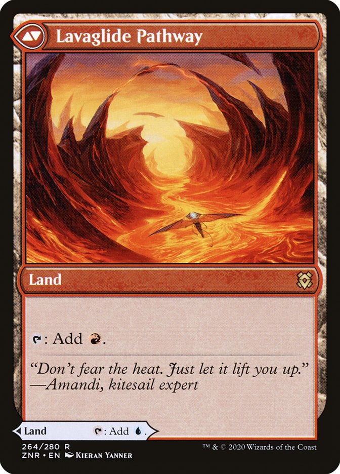 Riverglide Pathway // Lavaglide Pathway [Zendikar Rising] Magic: The Gathering