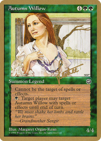 Autumn Willow (Bertrand Lestree) [Pro Tour Collector Set] Magic: The Gathering