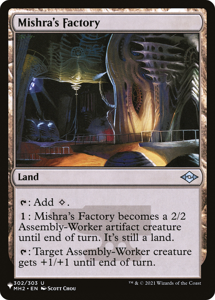 Mishra's Factory [The List] Magic: The Gathering