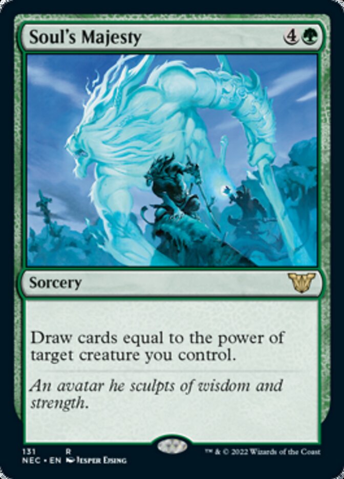 Soul's Majesty [Kamigawa: Neon Dynasty Commander] Magic: The Gathering