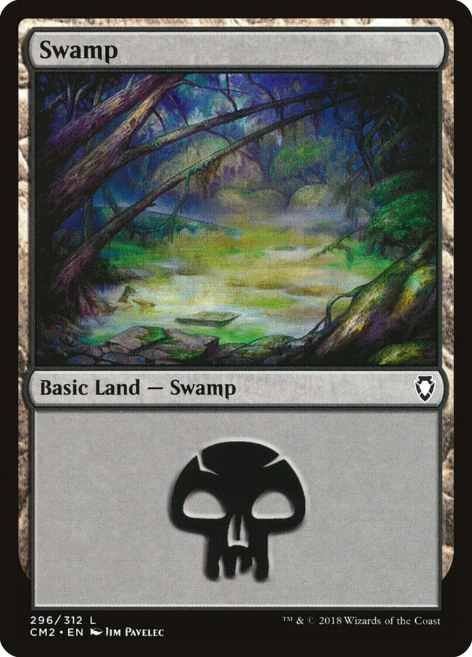 Swamp (296) [Commander Anthology Volume II] Magic: The Gathering