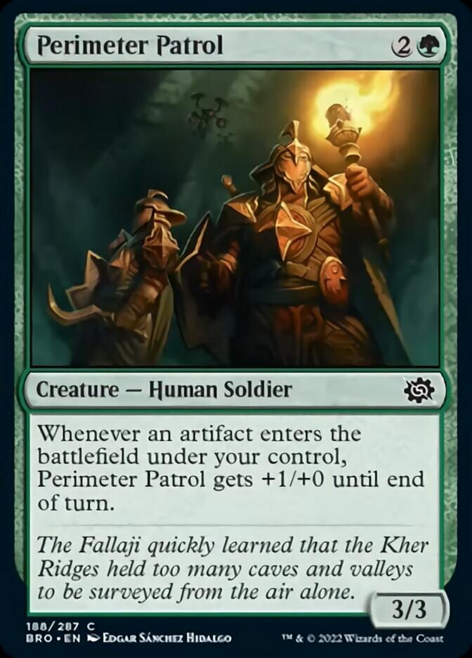 Perimeter Patrol [The Brothers' War] Magic: The Gathering