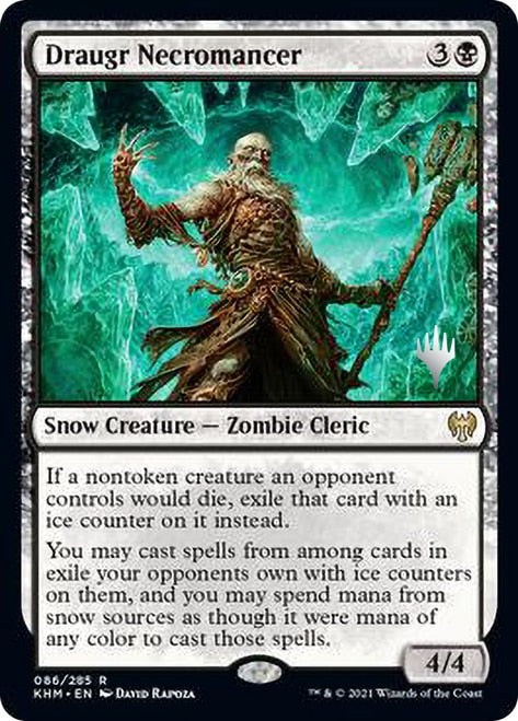 Draugr Necromancer (Promo Pack) [Kaldheim Promos] Magic: The Gathering