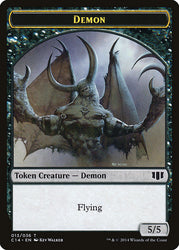 Demon (013/036) // Zombie (016/036) Double-Sided Token [Commander 2014 Tokens] Magic: The Gathering