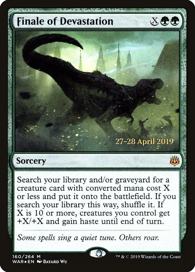 Finale of Devastation [War of the Spark Prerelease Promos] Magic: The Gathering