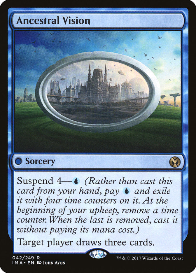 Ancestral Vision [Iconic Masters] Magic: The Gathering